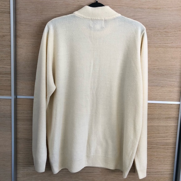 Vintage Cream Pointelle Sweater - Picture 4 of 7